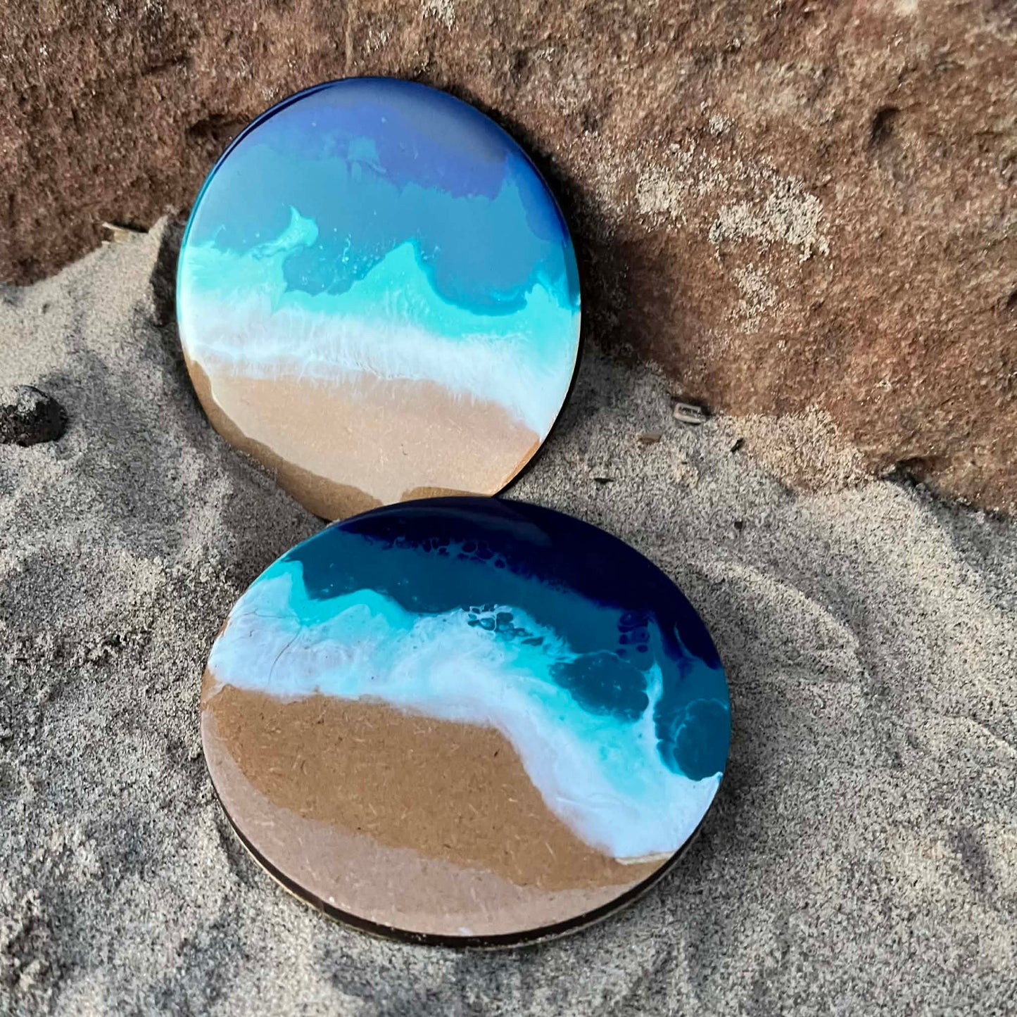 Craft 4 Crafters Seascape Resin Coaster Workshop l Saturday 28th March 2026 - Pick Your Time
