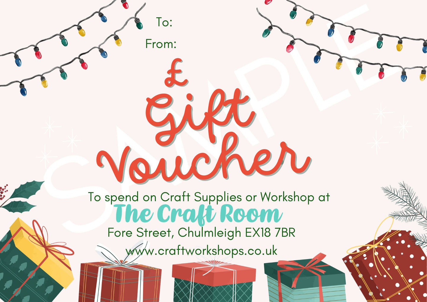 Give the Gift of Craft Gift Voucher