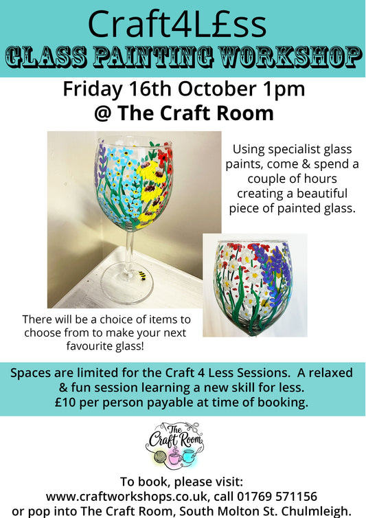 Craft4L£SS - Glass Painting | Friday 16th October 1pm