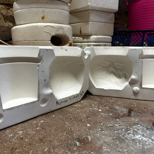 Violet Pot Slip Cast Pottery Mould
