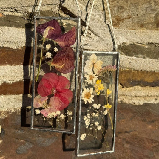 Stained Glass Pressed Flowers Workshop l Friday 29th May 10am-2pm